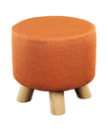 Round Shaped Ottoman Wood Stool
