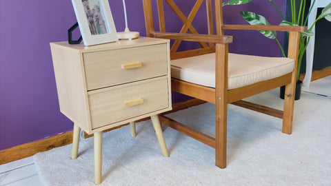 2 Drawers Cabinet