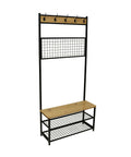 Entryway Beach Coat Hanger & Shoe Rack Storage