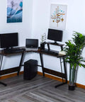 Maximize your workspace with our stylish L-Shaped Corner Desk – perfect for home and office. Ergonomic design for productivity and comfort. Shop now!