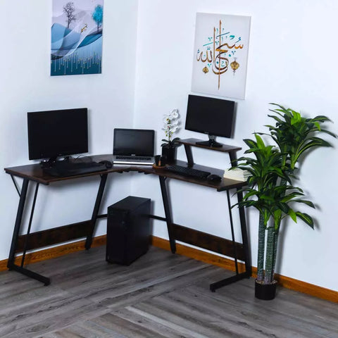 Maximize your workspace with our stylish L-Shaped Corner Desk – perfect for home and office. Ergonomic design for productivity and comfort. Shop now!
