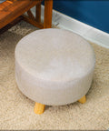Ottoman Round Shaped Wood Stool