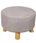 Ottoman Round Shaped Wood Stool