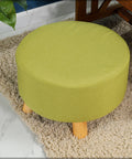 Ottoman Round Shaped Wood Stool