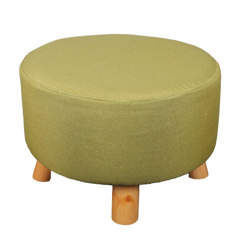 Ottoman Round Shaped Wood Stool