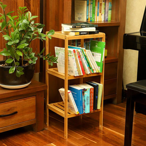 Bamboo shelves