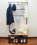 Entryway Beach Coat Hanger & Shoe Rack Storage