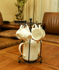 9-Piece Porcelain Coffee & Tea with Pot
