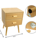 2 Drawers Cabinet