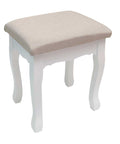 makeup vanity table and stool set