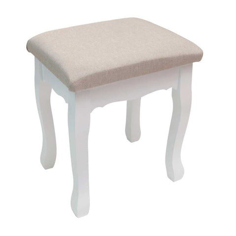 makeup vanity table and stool set