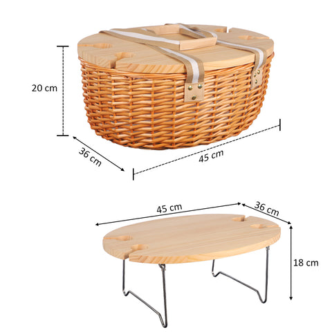 Wicker Picnic Basket