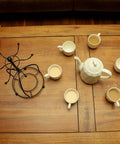 9-Piece Porcelain Coffee & Tea with Pot