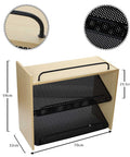 Metal Wood Shoe Rack